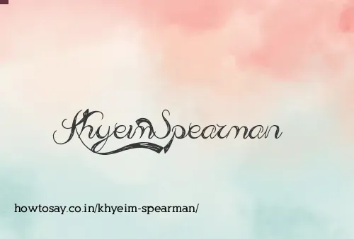 Khyeim Spearman