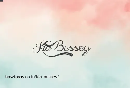 Kia Bussey