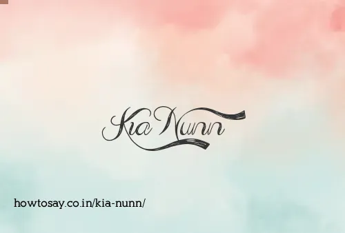 Kia Nunn