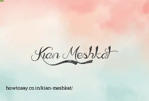 Kian Meshkat