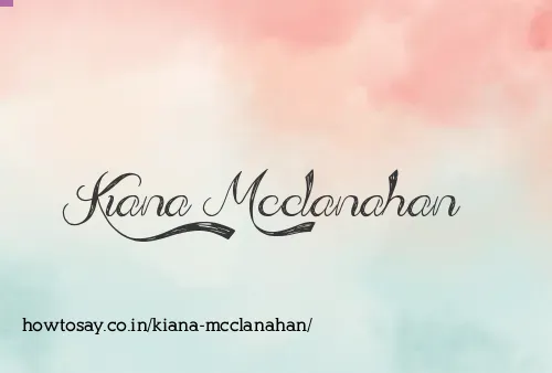 Kiana Mcclanahan