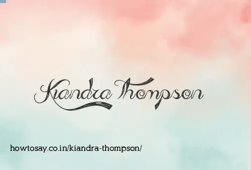 Kiandra Thompson