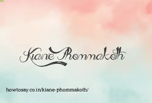 Kiane Phommakoth
