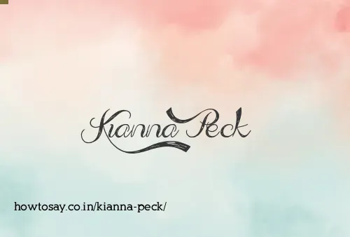 Kianna Peck