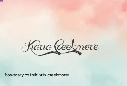 Kiaria Creekmore
