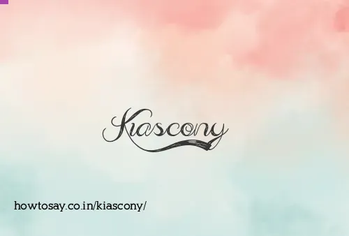 Kiascony