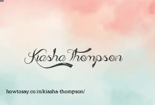 Kiasha Thompson