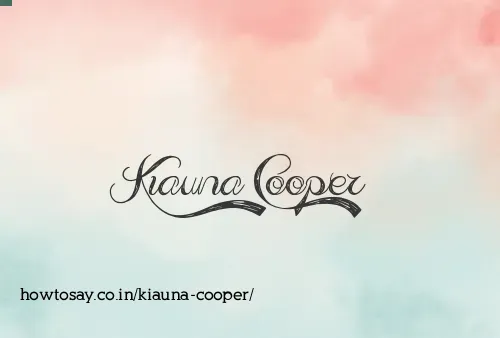 Kiauna Cooper