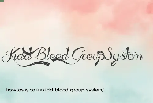 Kidd Blood Group System