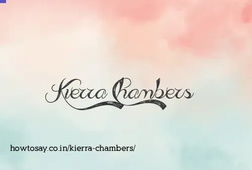 Kierra Chambers