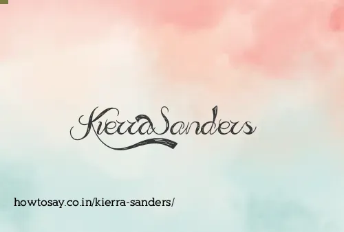 Kierra Sanders