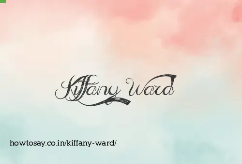 Kiffany Ward