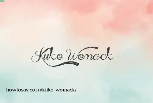 Kiiko Womack