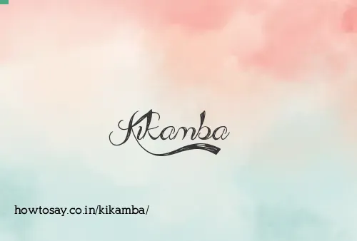 Kikamba