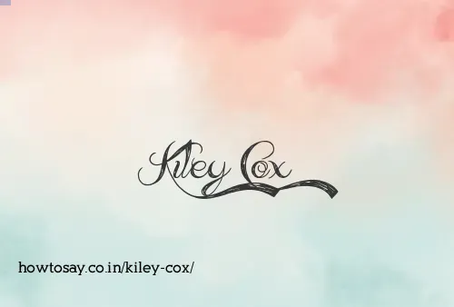 Kiley Cox