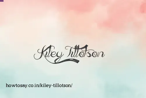 Kiley Tillotson