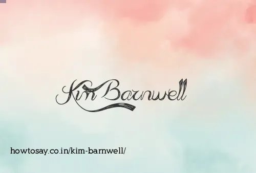 Kim Barnwell