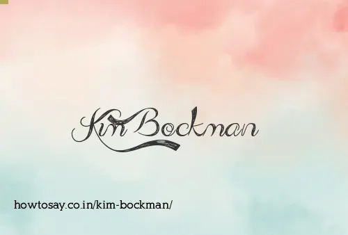 Kim Bockman