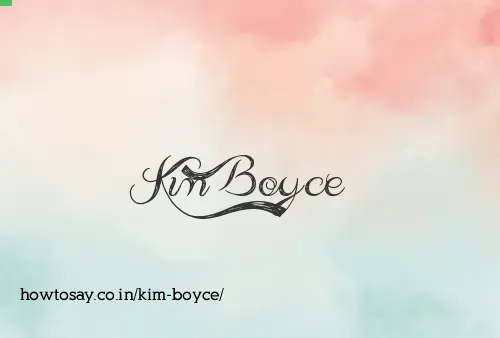 Kim Boyce