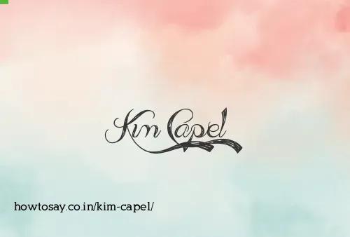 Kim Capel