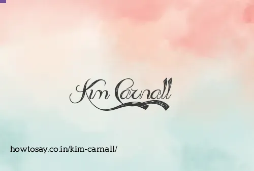 Kim Carnall