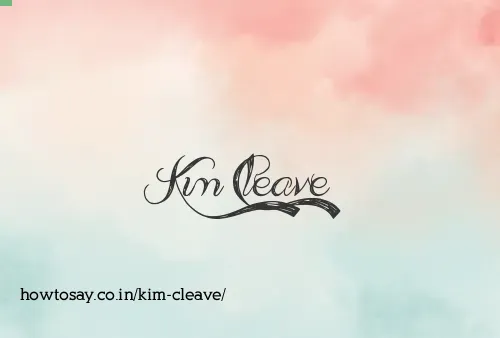 Kim Cleave