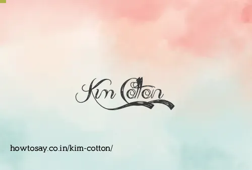 Kim Cotton