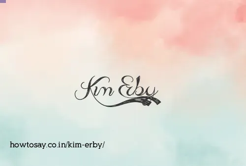 Kim Erby