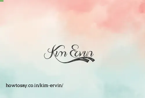 Kim Ervin