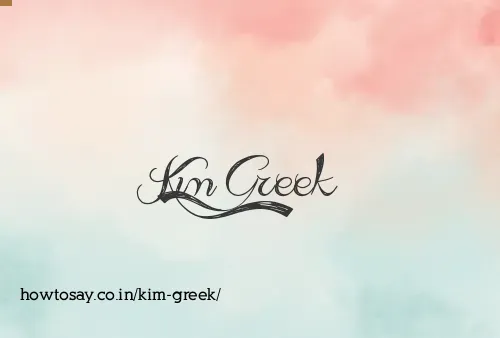 Kim Greek