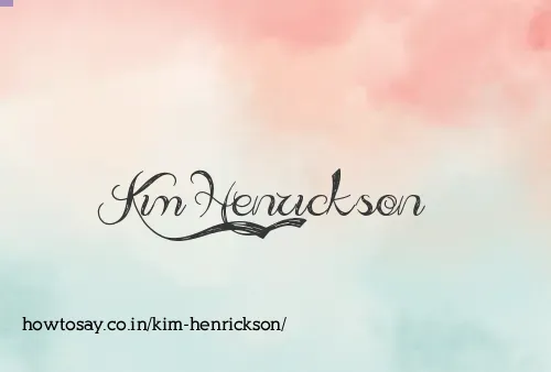 Kim Henrickson