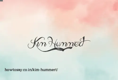 Kim Hummert