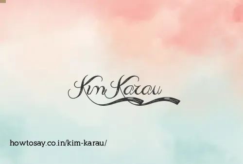 Kim Karau