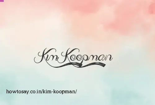 Kim Koopman