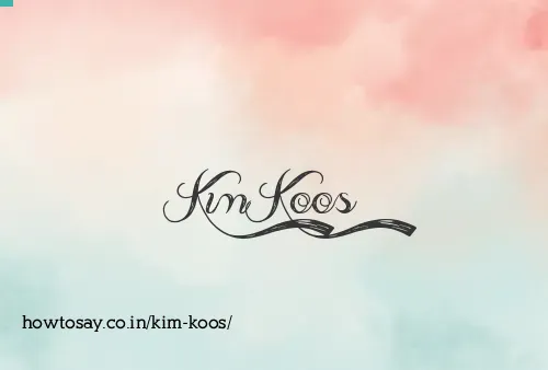 Kim Koos