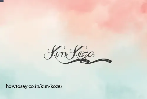 Kim Koza
