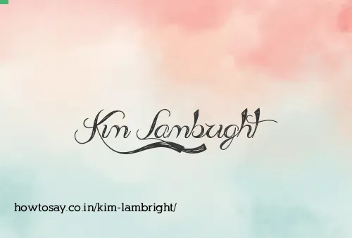 Kim Lambright