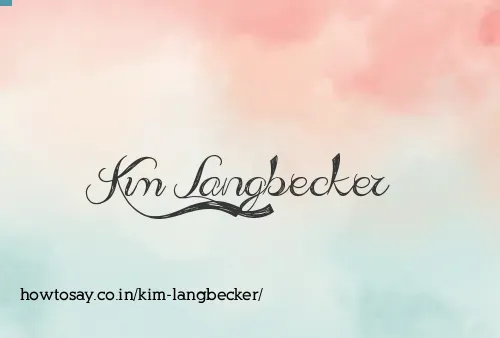 Kim Langbecker