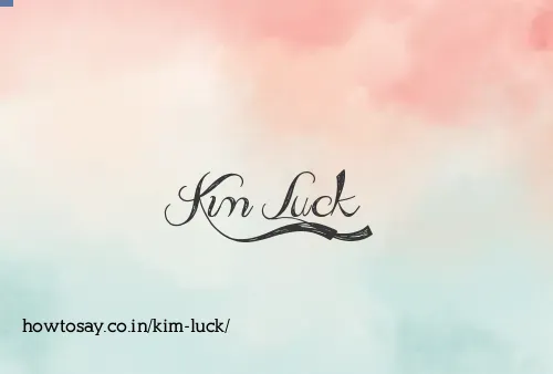 Kim Luck