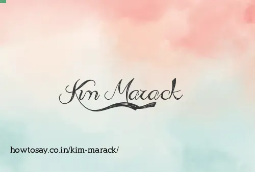 Kim Marack