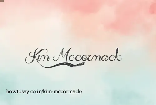 Kim Mccormack