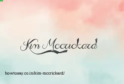 Kim Mccrickard