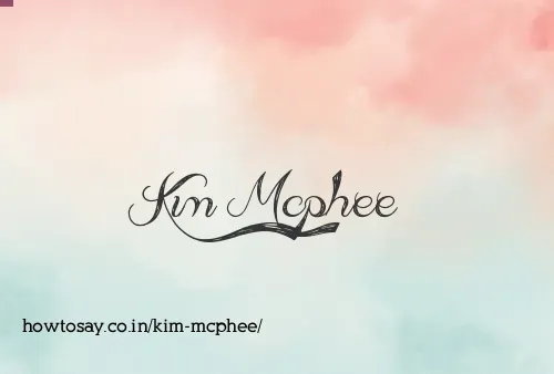 Kim Mcphee