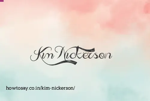Kim Nickerson