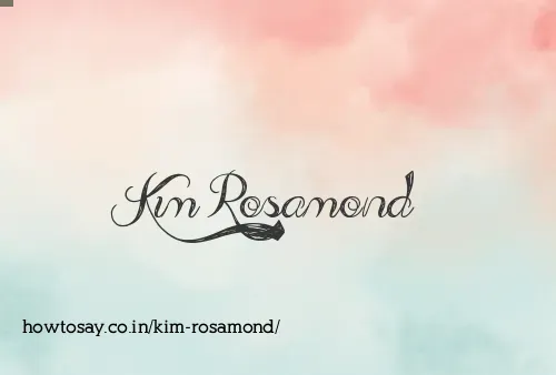 Kim Rosamond