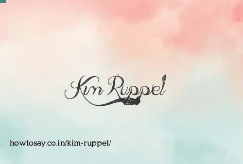 Kim Ruppel