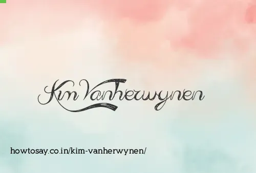 Kim Vanherwynen