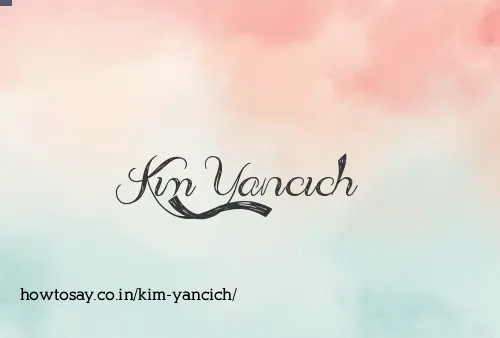 Kim Yancich