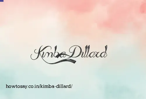 Kimba Dillard