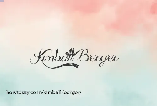 Kimball Berger